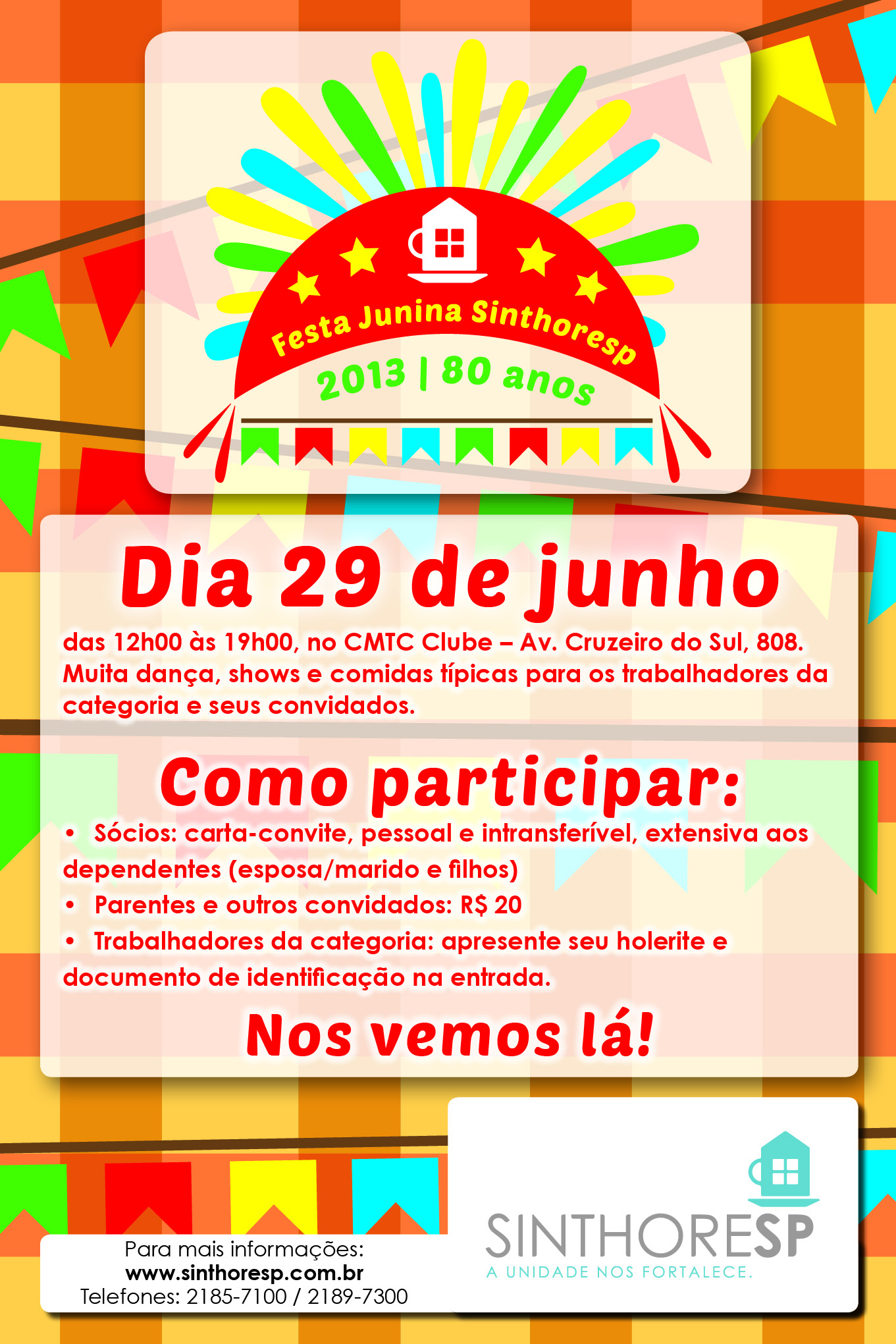 Festa Junina 2013 - Cartaz Grande