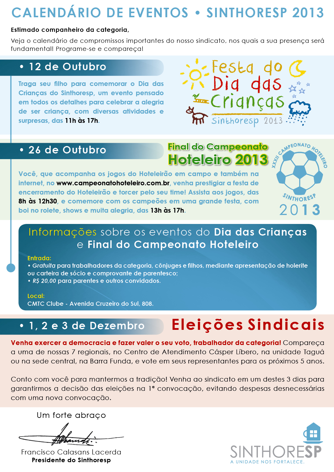 Convite Calendário de Eventos 2013 [A3]