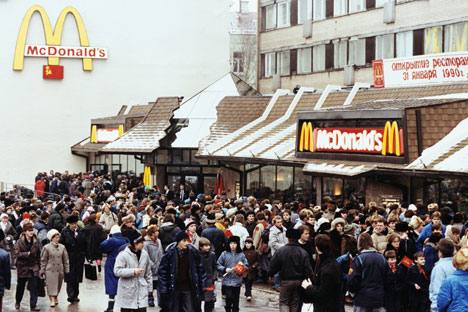 O McDonald's abriu seu primeiro restaurante russo em 1990 Foto: Reuters